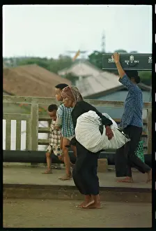Residents Leaving Their Homes