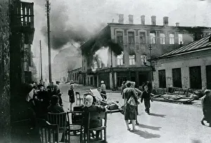 Residents of Minsk Near Burnt Down Homes