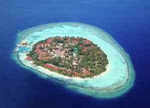 Aerial View Collection: Resort, Maldives
