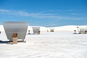 Images Dated 2nd October 2015: Rest area at White Sands National Monument