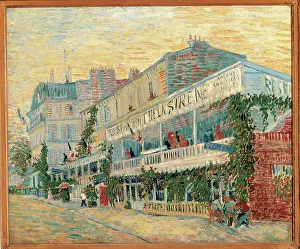 Balcony Prints: The Restaurant de la Sirne, by Vincent Van Gogh
