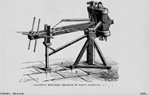 Lac0051 Prints: Restored Roman Catapult