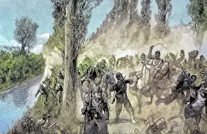 Restoration Prints: Retreat of the French at Gravelotte