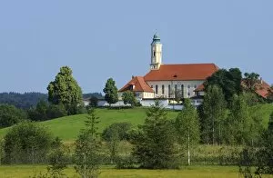 Reutberg Monastery, Sachsenkam, district of Bad Toelz - Wolfratshausen, Upper Bavaria, Bavaria, Germany, Europe