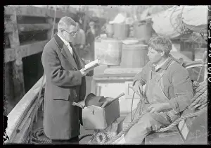 Rev. William G. Jones Reading to a Sailor