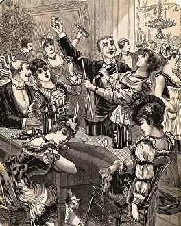 Revelers Enjoying Party