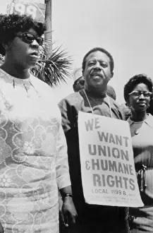 Charleston Prints: Reverend Ralph Abernathy Picketing