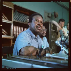 Jail Prints: Reverend Ralph Abernathy at Press Conference