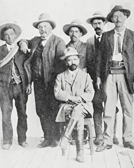 Revolutionary Leader Francisco Madero and His Men