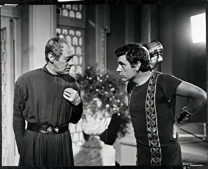 Rex Harrison and Richard Burton in Cleopatra