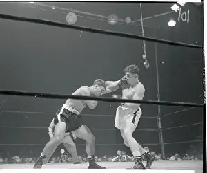 Rex Layne and Rocky Marciano Fighting