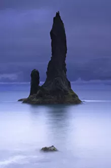 Images Dated 19th June 2012: Reynisdrangar rock formation near Vik i Myrdal, southern coast, Iceland, Europe