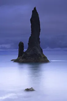 Images Dated 19th June 2012: Reynisdrangar rock formation near Vik i Myrdal, southern coast, Iceland, Europe