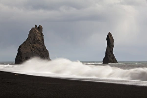 Breaker Collection: Reynisdrangar, Vik i Myrdal, South Iceland, Iceland, Europe