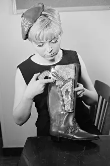 Jewel Prints: Rhinestone Boot and Cap Gun