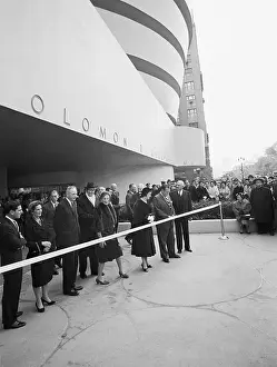 Ribbon Prints: Ribbon-cutting Ceremony at Guggenheim Museum