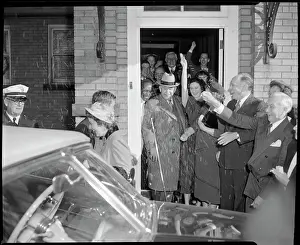 Rice Shower for Vice-President Alben Barkley and His Bride