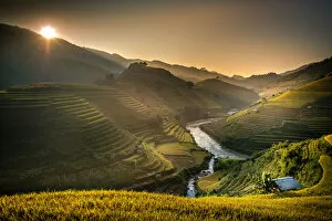 Images Dated 25th September 2014: Rice terrace, Mu Cang Chai