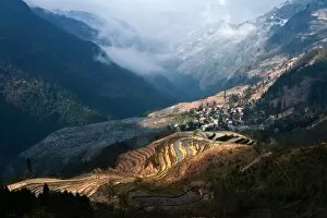 Images Dated 13th February 2012: Rice terrace in Yuanyang County