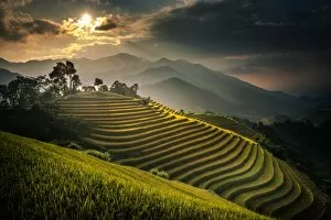 Images Dated 25th September 2014: Rice terraces in Mu Cang Chai, North Vietnam