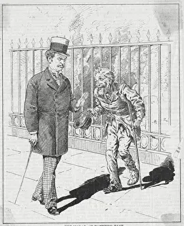 Rich Man Refusing Beggar