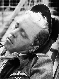 Richard Attenborough Sleeping on the Set