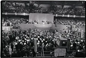 Richard J Prints: Richard Daley Addresses Conv/General Vie