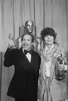 Annie Hall 1977 Movie Prints: Richard Dreyfuss and Diane Keaton Holding Oscars