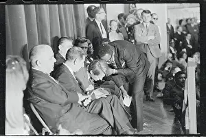 Gary Prints: Richard Hatcher Talking to Robert Kennedy