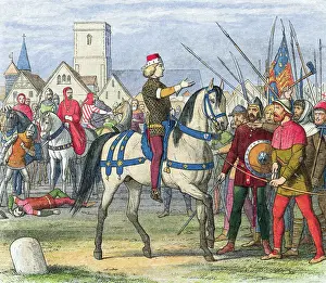 Richard II Taking Command of Rebels