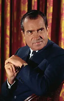 Deceit Prints: Richard M. Nixon Looking Over Shoulder