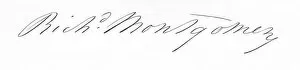 Historical Signatures Gallery: Richard Montgomery Signature