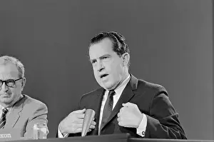 Richard Nixon Appearing on Meet the Press