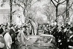 New Haven Prints: Richard Nixon Campaigns from Top of Car