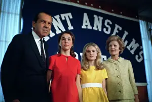 Manchester Prints: Richard Nixon and Family Campaigning in New Hampshire