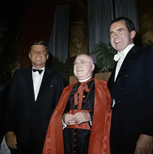 Richard Nixon and Francis Cardinal Spellman