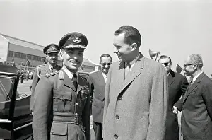Hussein Prints: Richard Nixon Greets King Hussein
