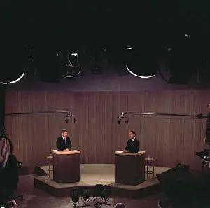 Richard Nixon and John Kennedy