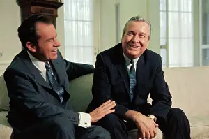 Rhodes Prints: Richard Nixon Meeting with James Rhodes