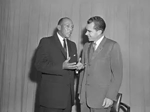 Richard Nixon Meets With Jesse Owens