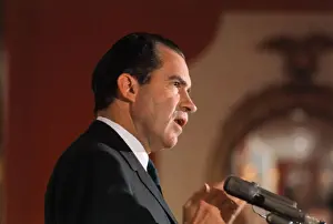 Richard Nixon During News Conference