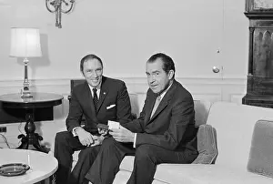 Richard Nixon with Pierre Trudeau