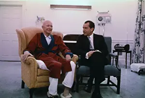 Richard Nixon Sitting with Dwight D. Eisenhower