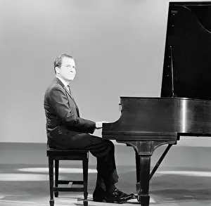 Body Image Prints: Richard Nixon Sitting at Piano