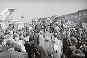 Brooke Prints: Richard Nixon Speaking with Arms Raised