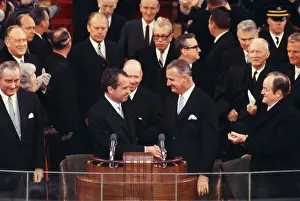 Agnew Prints: Richard Nixon and Spiro Agnew at Inauguration