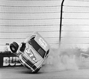Richard Petty Crashing at Coca Cola 500