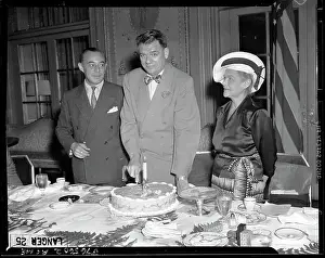 Songwriter Prints: Richard Rodgers, Oscar Hammerstein at Birthday Party