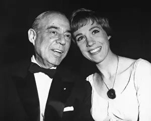 Richard Rodgers Posing with Julie Andrews
