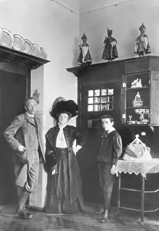 Discover the Melodies of History: Richard Strauss With His Wife And Son